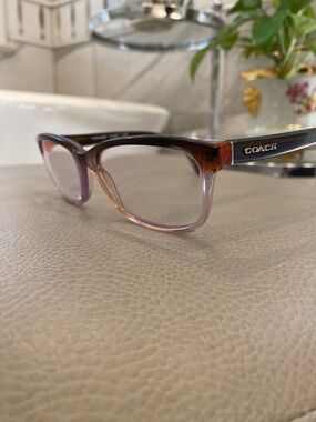 Coach Eyeglasses Frames HC 6089 5401 Purple Brown Gradient 51 [] 16 135 MM